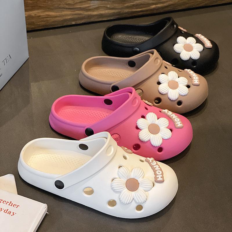 

Hole shoes women s summer new bag head outer wear platform couple indoor home slippers shoe size 36-37 recommended 35-36 feet