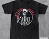Staying Alive Shirt, Trendy Coffee Shirt, Funny Skeleton T-Shirt, Coffee Lovers Gift Skull Vintage Halloween Tshirt Women Tee, Skeleton