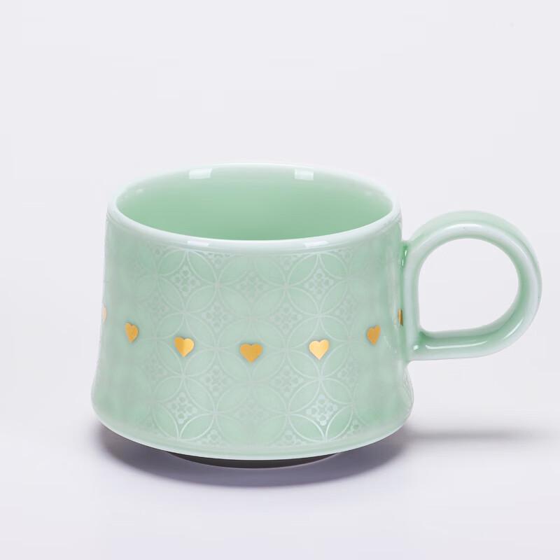 Ancient Wuzhou Kiln Fire Coffee Cup & Poker Gift Set