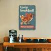 Vintage Chicken Metal Wall Art Farmhouse Kitchen Decor