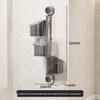 ZISIZ Suction Cup Rotating Kitchen Storage Rack