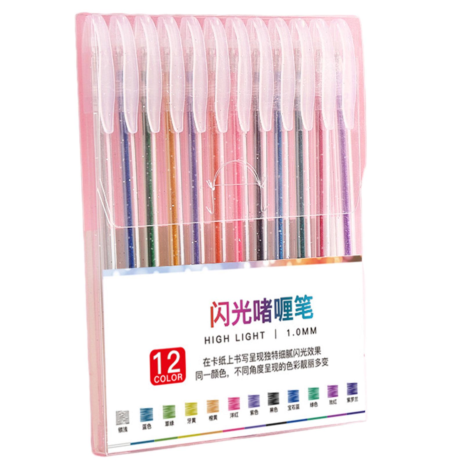 

Glitter Gel Pen Set,8-48 Colors Iridescent Glitters Gel Ink Pen Set,Metallic Sparkly Gel Pens,School Art Class Projects