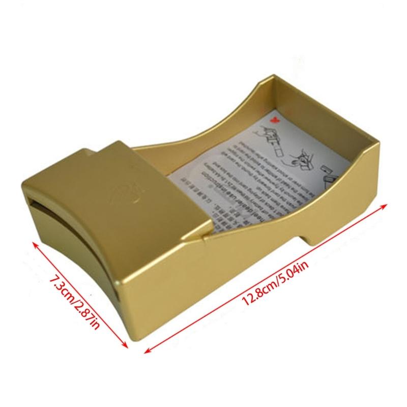 Kleiner automatischer Kartenmischer mit elektrischem Rad für Spielkarten – ideal für Heimpartys