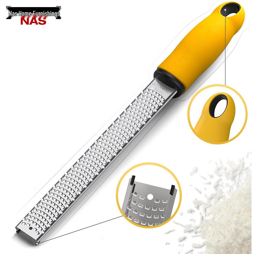 

Small Hole Cheese Grater & Zester for Chocolate, Lemon & Fruit Black (Boxed)