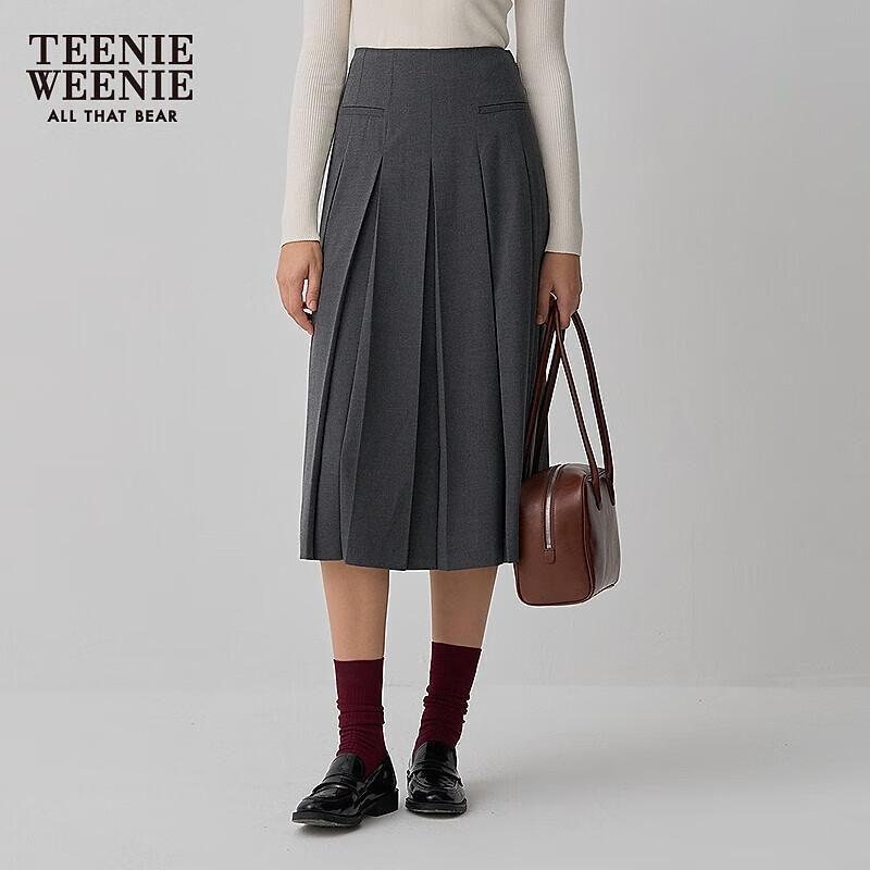 Teenie Weenie Women s Pleated A-line Skirt S