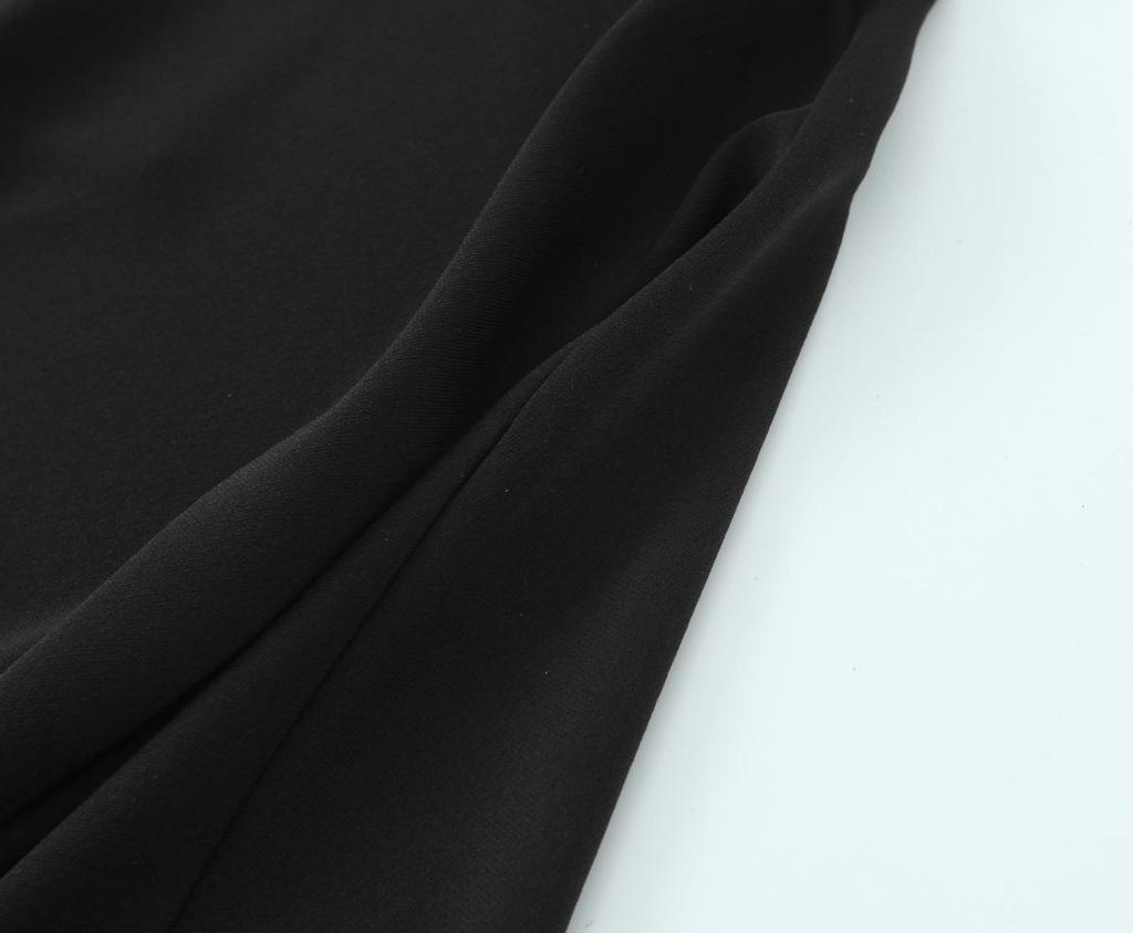 Spring 2025 Women's European & American Style Halter Neck Short Dress