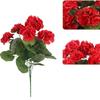 New 5 Heads Real Happy Flower Silk Photography Photo Gift Natural Simulated Rose Buds Crystal Grass Bouquet Home Decorative