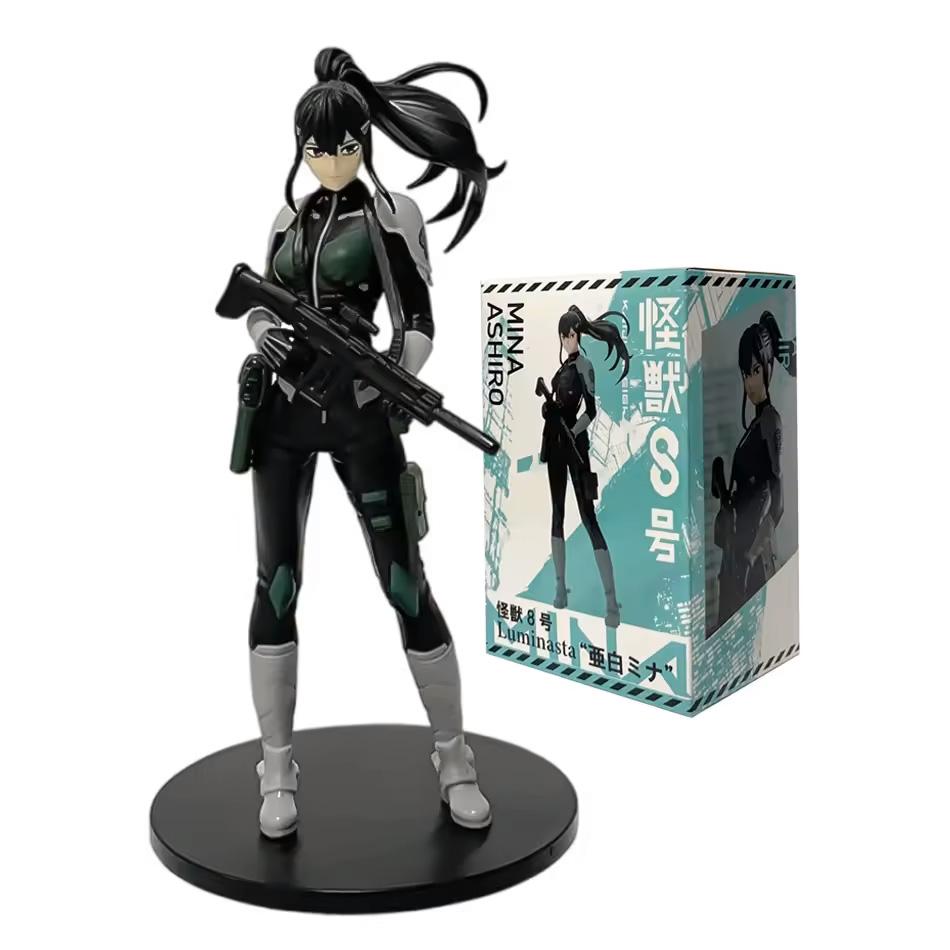 Anime 8/15cm Figurine Kaiju No. 8 Soshiro Hoshina Kikoru Shinomiya Action Model Pvc Toy Collection Desktop Accessories Gift