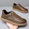 Hot-selling Men's Shoes Spring Flow Shoes Breathable Casual Leather Shoes Sports Board Shoes Men