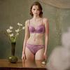 French Sexy Lace Bra Set,Push‑Up Bra Set for Small Bust,Gather Side Fat Lingerie Set