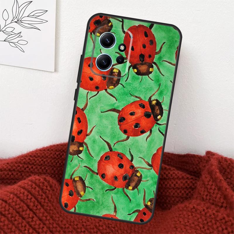 

Чехол-божья коровка для Xiaomi Redmi Note 14 10 11 12 13 15 Pro Plus Чехол для Redmi 15 15C 13C 12C 10C 14C Redmi Note 12 Pro 4G