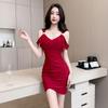 2026 New Sexy Suspender Dress Lotus Leaf French Tight Short Skirt Small Low-cut Temperament Hip Skirt