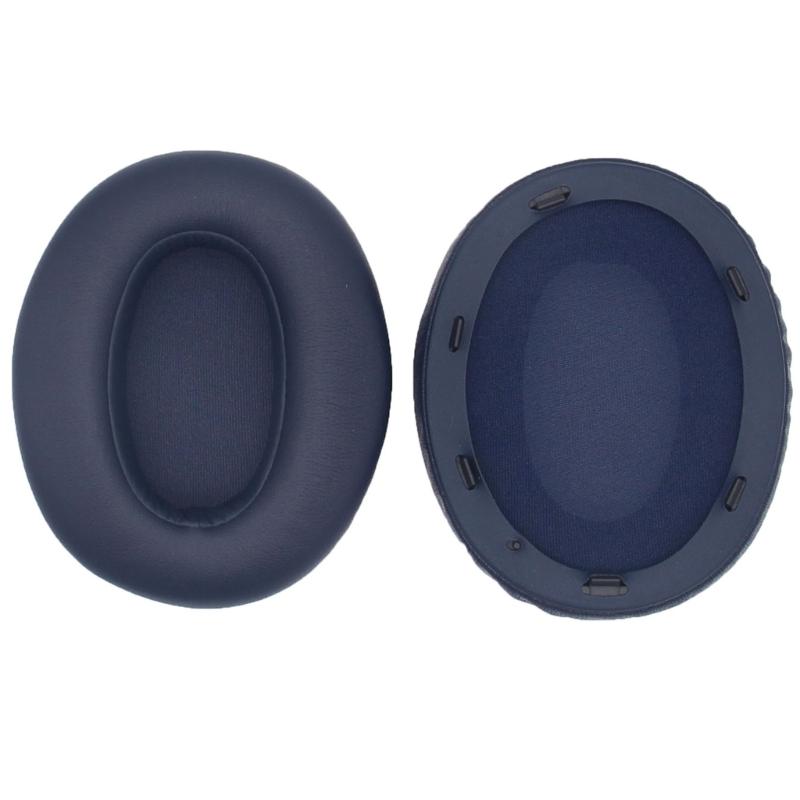 1 Pair Earphone Cover Ear Pads Headphone Cushion Protein Leather Earmuff for WH-XB910N XB910N Headset Replacemnt Part