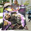 Jojo's Bizarre Adventure  Anime Soft Plush Blanket,Flannel Blanket Throw Blanket for Living Room Bedroom Bed Sofa Picnic Cover