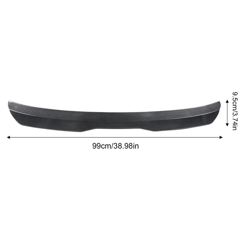 Rear Window Roof Spoiler Deflector Fit Reduce Resistance Window Top Lip Molding Trim