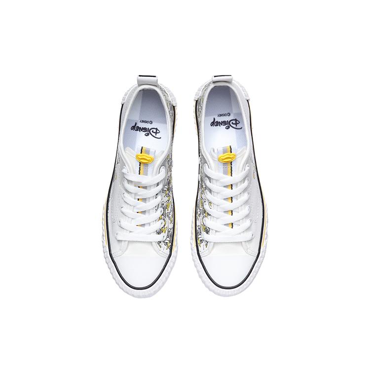 New LINING X Disney Skate Shoes 'White Black' Women's AGCR178-3