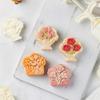 Dessert Molds Pastry Making Molds Flower Shape Baking Accessory Dessert Maker ABS Texture Suitable for Baking Dessert