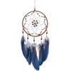 MOONFLY Dream Catcher Handmade Traditional Feather Dreamcatcher Hanging Home Wall Decoration Craft Ornament for Home, Bedroom, Kids, Boys Native N