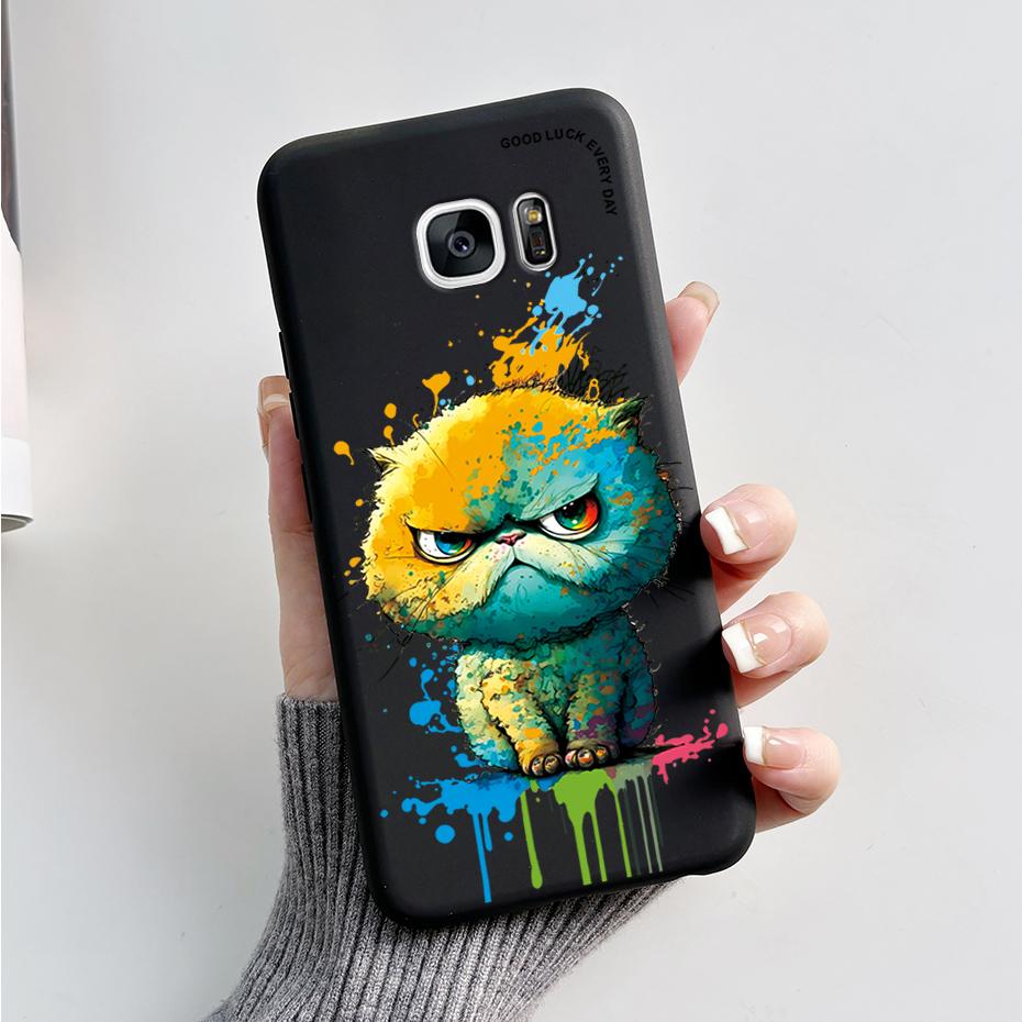 Per Samsung S7 Edge Custodia Galaxy S7 Fundas Cover Morbido Silicone Protettivo Custodia per Telefono Per Samsung Galaxy S6 S6 edge Coque Bumper