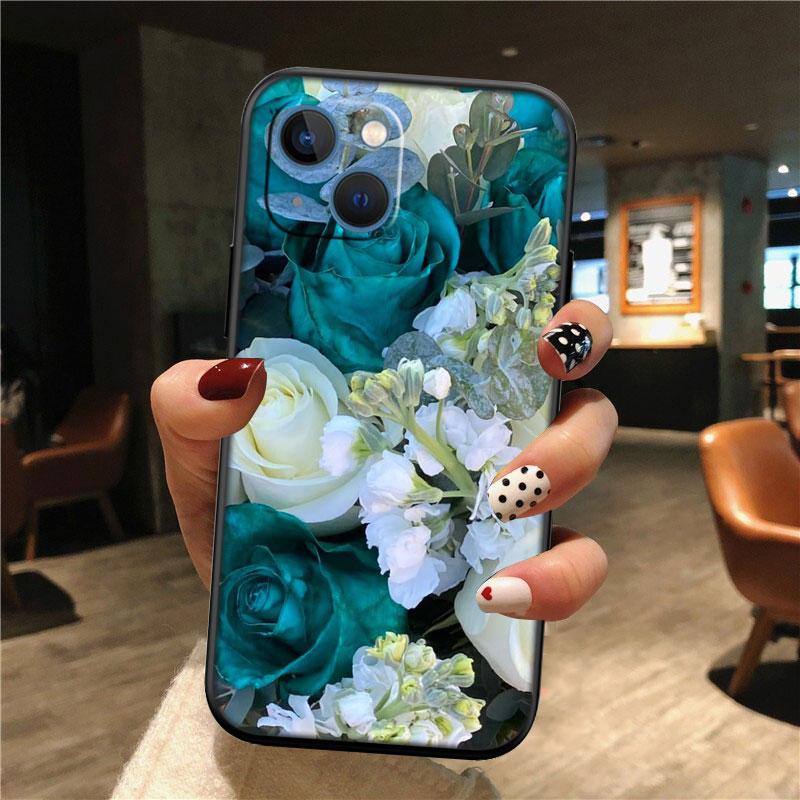 IK13 Beautiful Roses Flower Case for Samsung M06 M15 M16 M35 M55 M56 A36 A42 A50 A50S A51 A52 A32 A33 A05 A05S A06 A16 A20