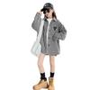 Children's Jacket Spring and Autumn Korean Version of Girls Plaid Long-sleeved Windbreaker Children's Shirt Jacket