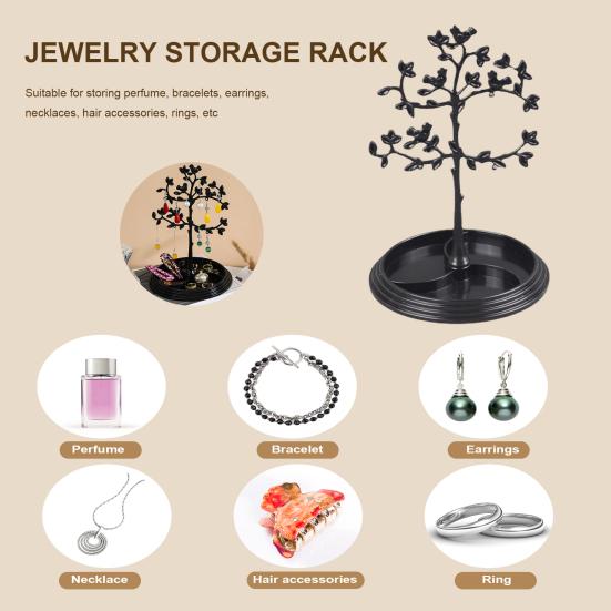 Earrings Display Stand Tree Shape Jewelry Storage Nordic Style Rings Hairpins Necklace Storage Organizer Home Decor Supplies