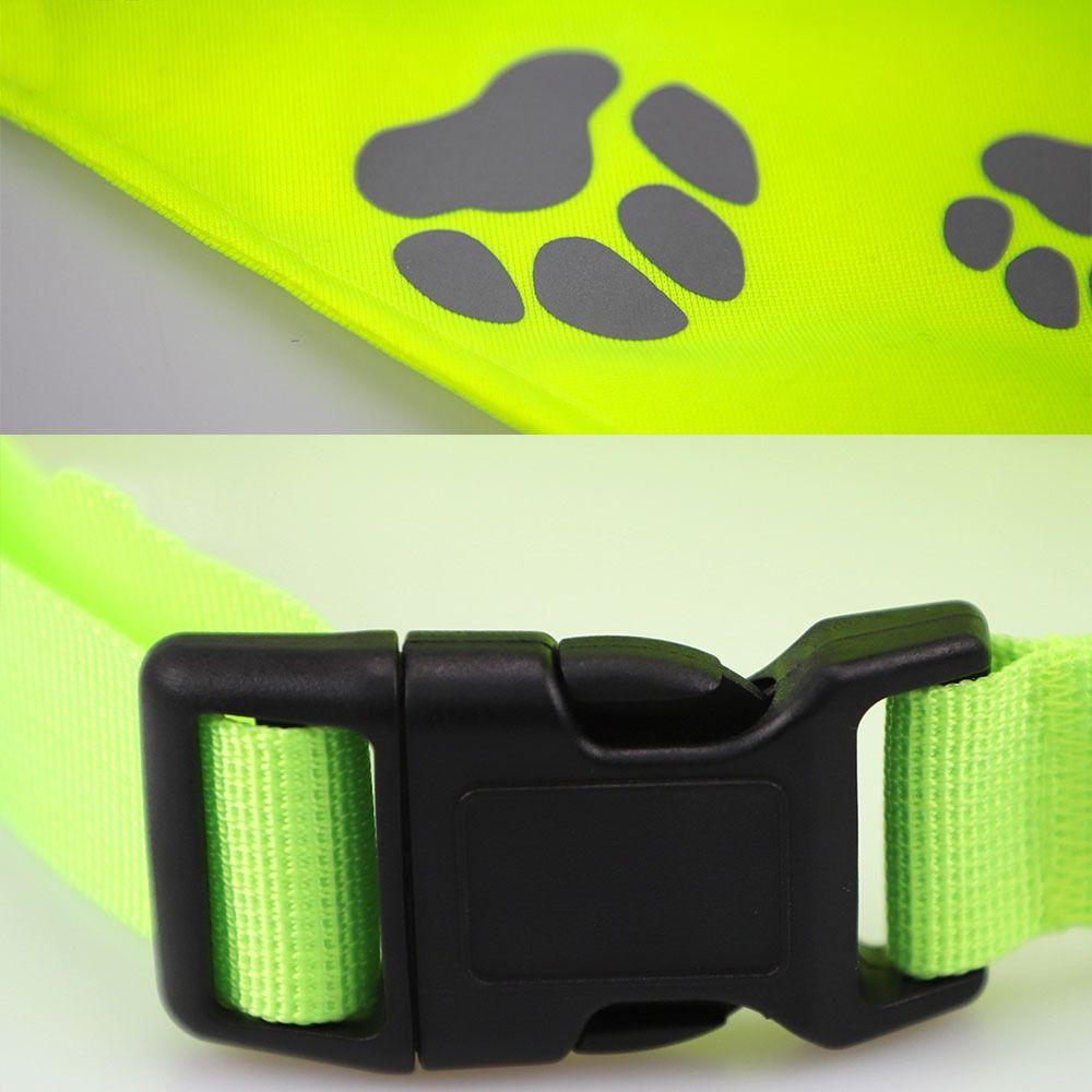 Anti accidental Pet Reflective Scarf Anti-lost Dog Saliva Towel Pet Drool Scarve  Pet Collars