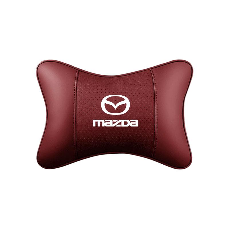 

Car Seat Leather Headrest Neck Cushioning Support Head Pillow For Mazda 2 3 6 5 Atenza CX3 CX5 MX5 CX7 Axela CX30 CX90 CX60 CX50