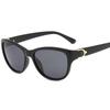 Women's Trendy Round Metal Mixed Polarized Retro Sunglasses 8629