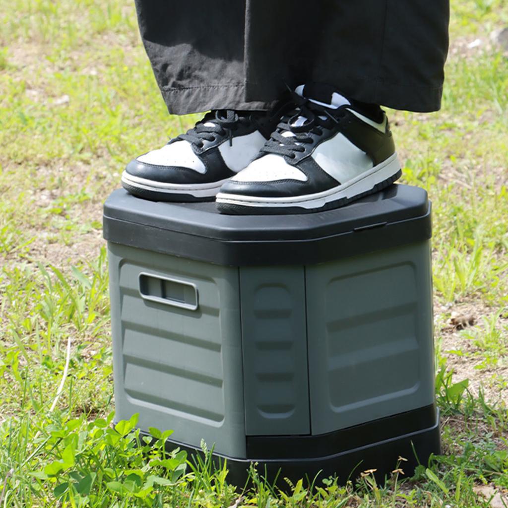 Faltbare tragbare Toilette Wiederverwendbare Notfalltoiletten Geruchshemmendes Reise-Töpfchen für Camping Reisen Outdoor Auto Wohnmobil & Notfallgebrauch