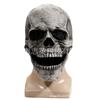 New Model Skull Mask with Movable Mouth, Skull Hood with Movable Jaw, Halloween Horror Helmet Face Mask