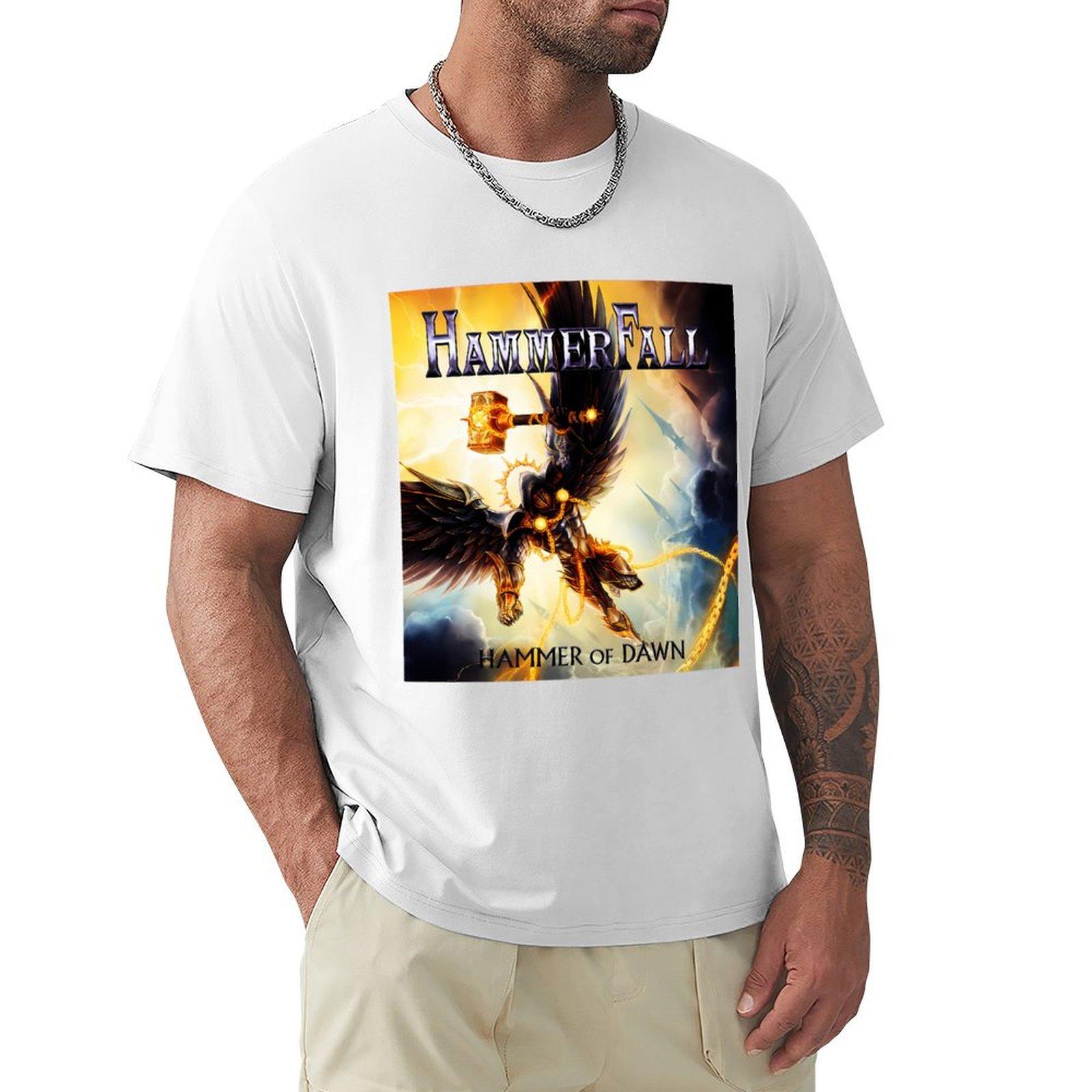 HammerFall Heavy Metal Tour 2023 TShirt Funny tshirt funny meme tshirts Louboutins vintage men tshirt S