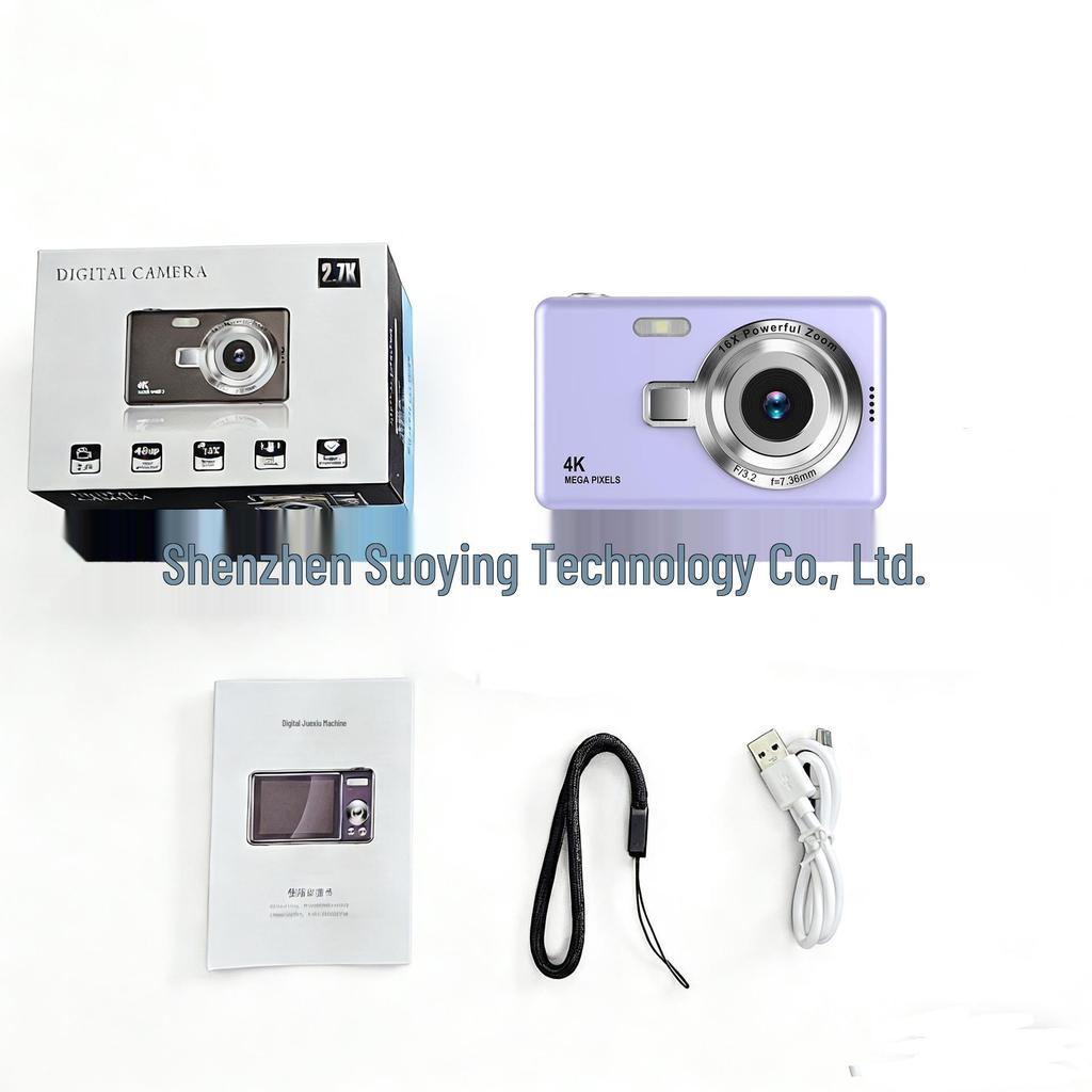 Q12 Retro CCD Digital Camera for Photos & Videos - Portable Student & Children's Holiday Gift