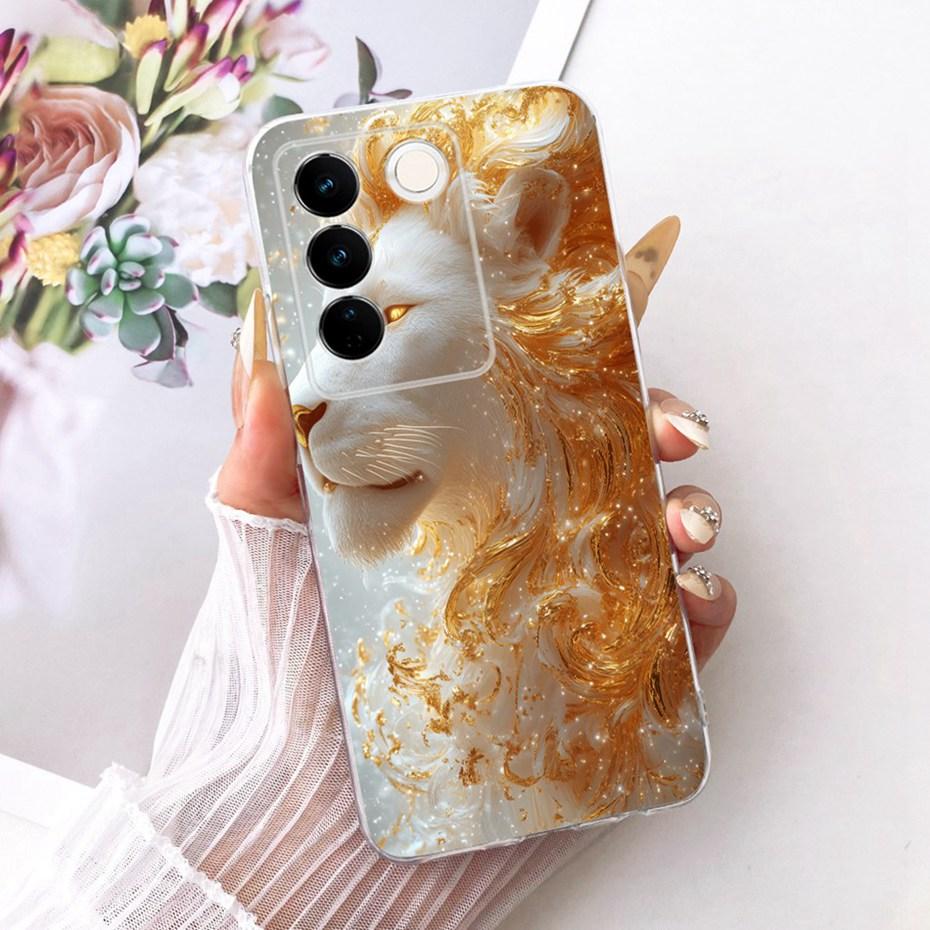 Fashion Cool Case For Vivo V27 Pro V2230 V2231 Soft Silicone TPU Back Cover For Vivo V27 V27Pro Phone Cases