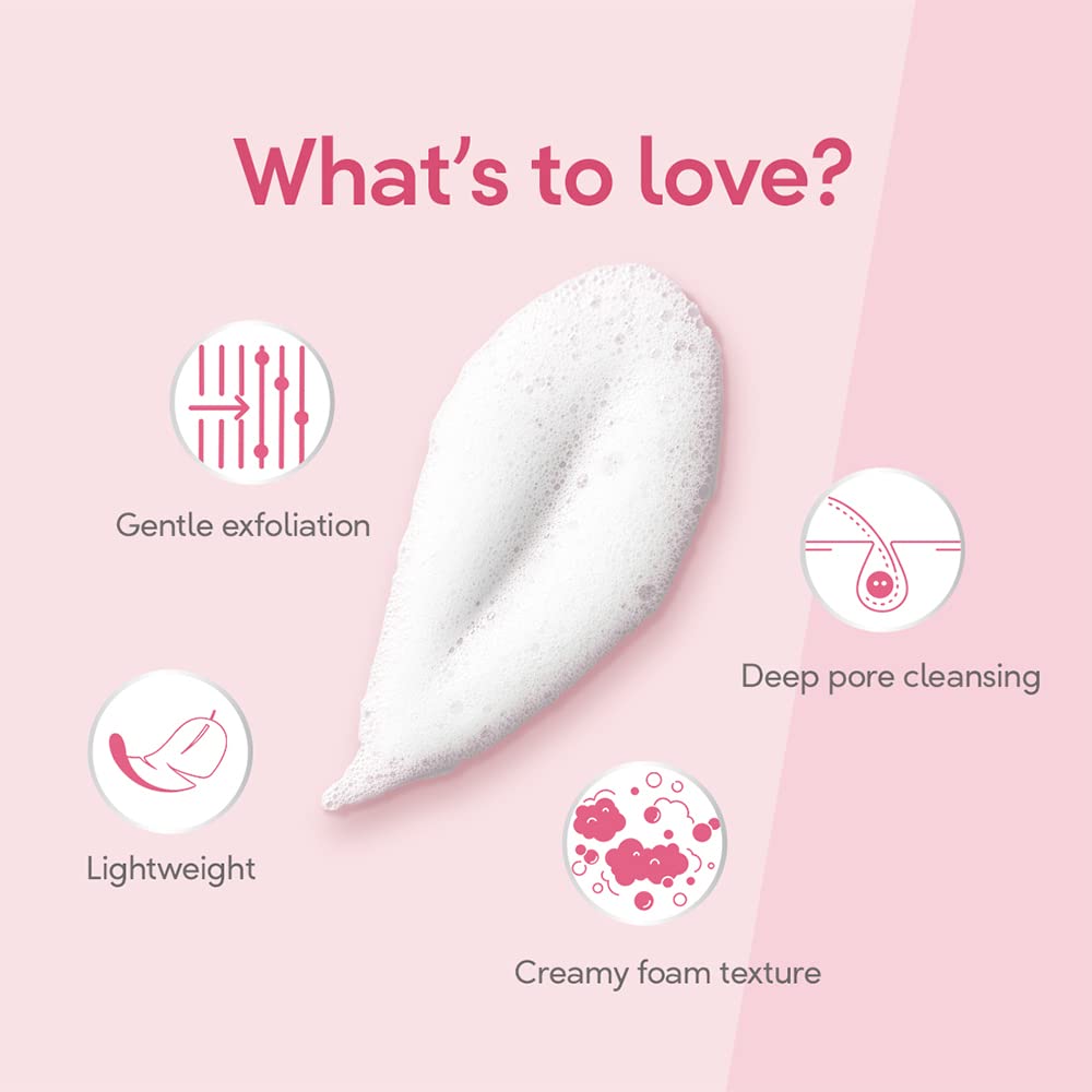 POND'S Bright Beauty Foaming Brush Facewash for Glowing Skin, Deep Clean Pores, All Skin Types, 150 Ml