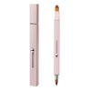 Telescopic Retractable Lip/brow Brush Aluminium Tube Double-ended Lipstick Brush  Women