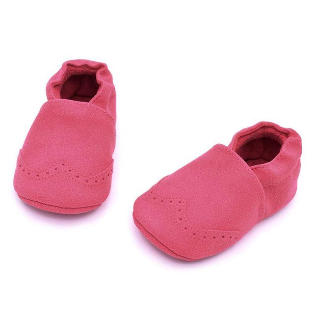 Buty dziecięce Indoor Warm Maluch Buty ze skóry nubukowej Niemowlę Dziewczyna Chłopiec Podeszwa Buty antypoślizgowe First Walker