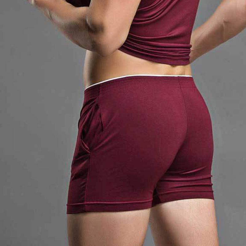 Ανδρικά Modal Μποξεράκια Χαλάρωσης Χαμηλής Μέσης Μινιμαλιστικά Μονόχρωμα Σορτσάκια Ύπνου Καθημερινά Μαλακά & Διαπνέοντα