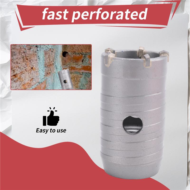 AB34-SDS Plus Bohrer für Schlagbohrmaschine Wandlochbohrer Set Hohlziegelwand Beton Klimaanlage Wasserleitungsloch Bohrer