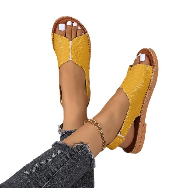 Neue Damenschuhe in 3 großen Größen Retro lässige vielseitige Sandalen Damen bequeme atmungsaktive Sandalen mit weicher Sohle