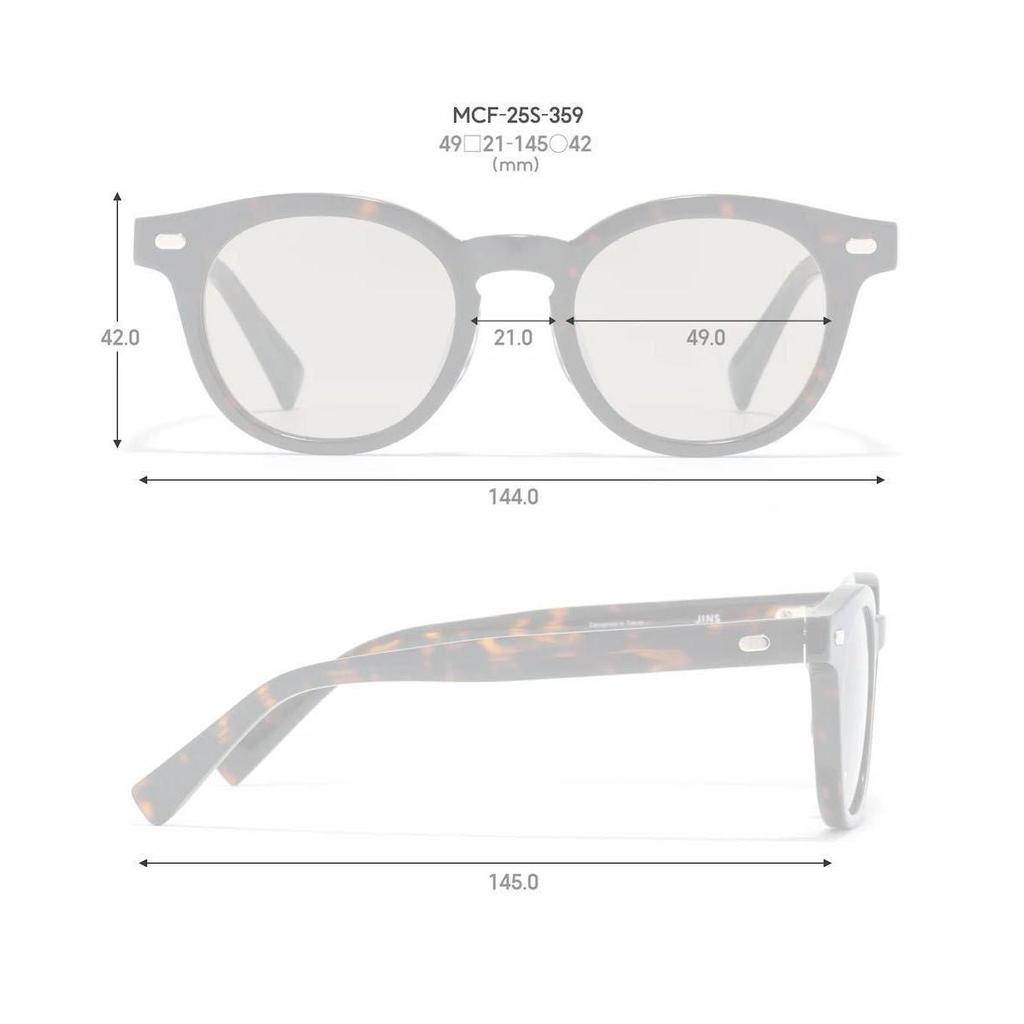 Used [Unused] JINS Sunglasses Black