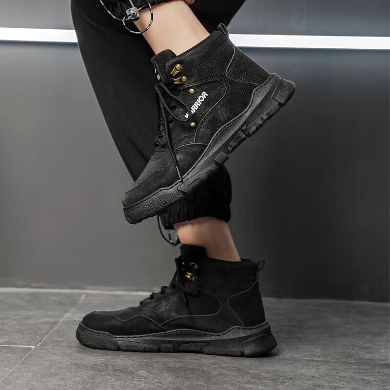 Warrior Men s High-Top Casual Martin Boots 40