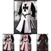 Stylish Medieval Templar Knight Crusader Surcoat Outfit Cosplay Costume