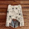 Women's Round Neck Lightweight Sweater Casual Long Sleeve Knit Pullover