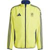 Logo Striped Reversible Slim Fit Stand Collar Jacket Men Jacket Impact-Yellow JE5632
