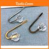 Metal 2pcs Crystal Curtain Holdback Decor Functional Iron Wire Hook Minimalistic