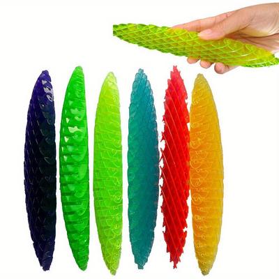 Design Worm Big Fidget Toy 3D Printing Descompression Elastic Net Net Anti-Stress ADHD Stress Relief Brinquedo Elástico para Criança Adulto
