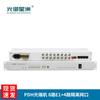 8-Channel E1 PDH Fiber Optic Transceiver with 4 Isolated Ethernet Ports