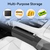 LUCKEASY for Kia Telluride 2027+ Center Console Left Right Hnging Box Organizer Storage Box Car Accessories Transparent Black