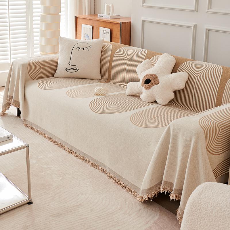 Sofa Towel for All Seasons Simple Ins Style Anti Cat Scratch Sofa Dustproof Sofa Blanket
